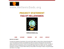 Tablet Screenshot of hellenicgods.org